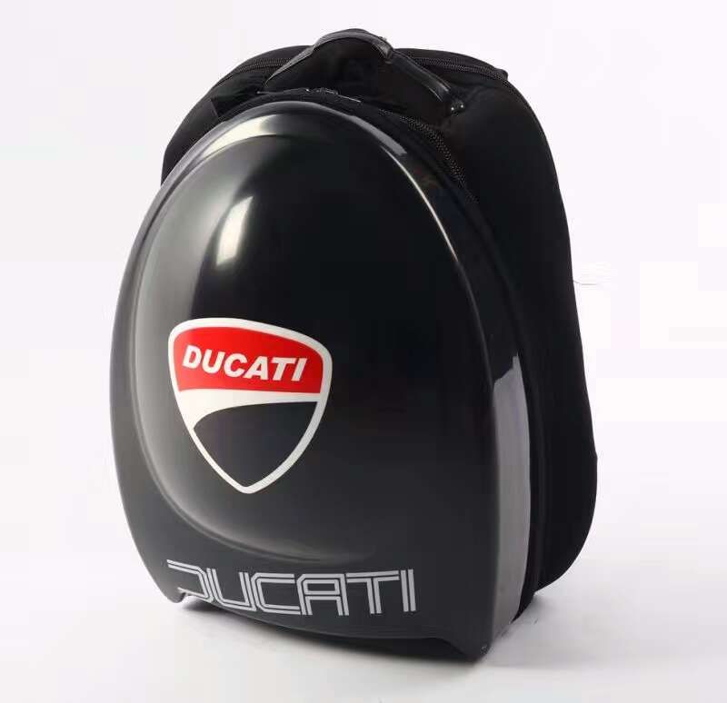 Ducati Matt Black Hard Shell Backpack